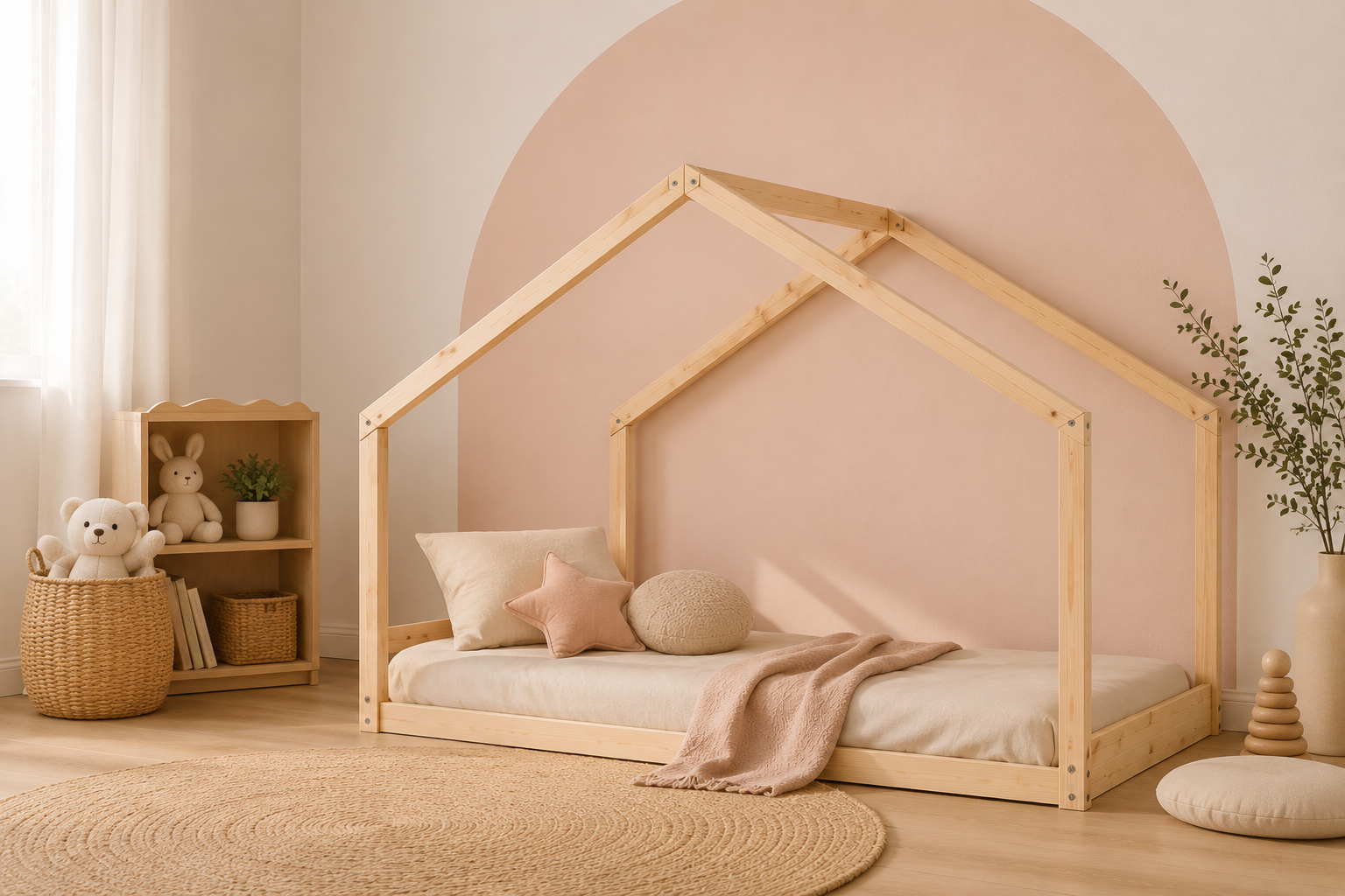 lit enfant sans barriere avec sommier